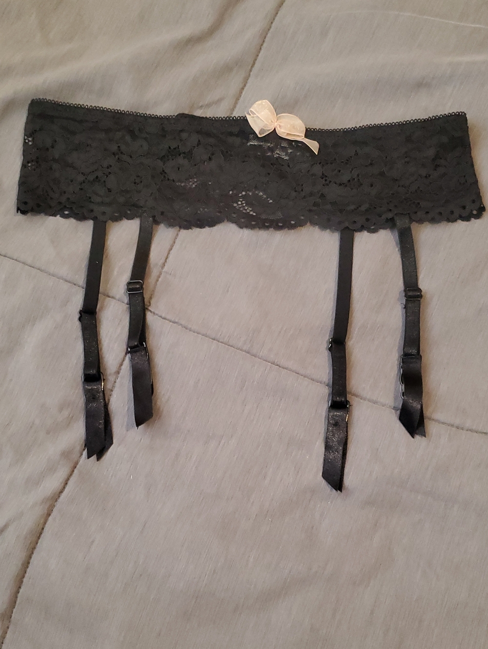 Black Lace Garter Belt Suze XS/S
